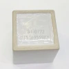 Simple white 10x 10 small square succulent ceramic flowerpot, simple and creative square green plant flowerpot details Picture